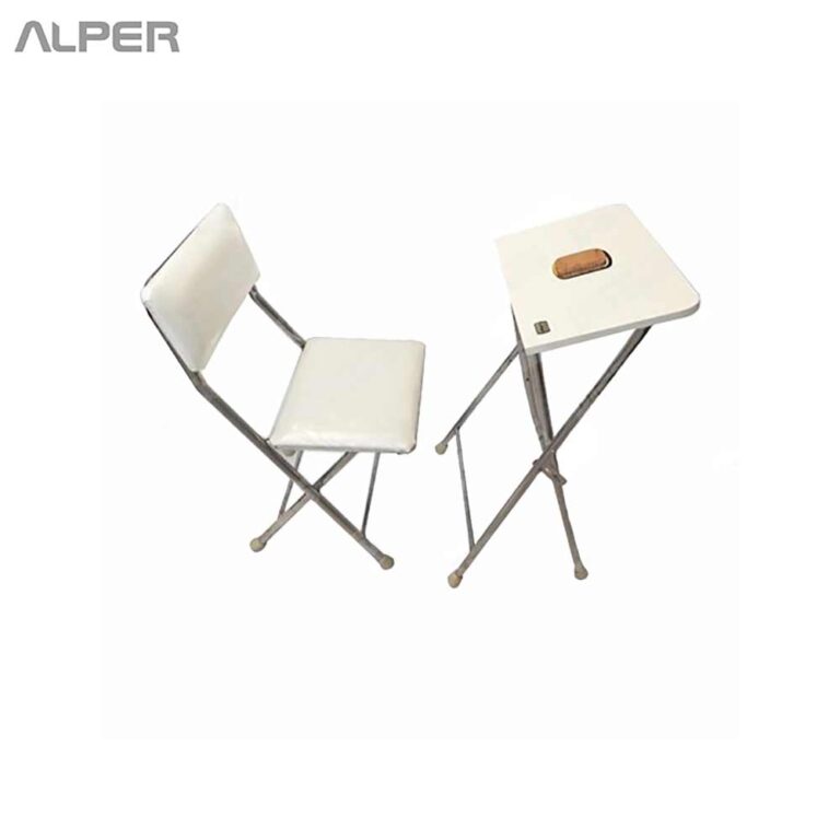 ست میز و صندلی فلزی تاشو نماز مدل HZR-107iL